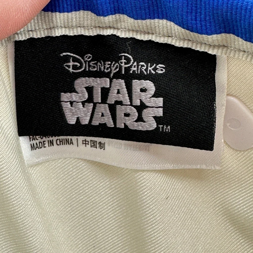 Disney Parks Star Wars R2-D2 Mickey Mouse Ear Hat Youth Blue Silver 54cm